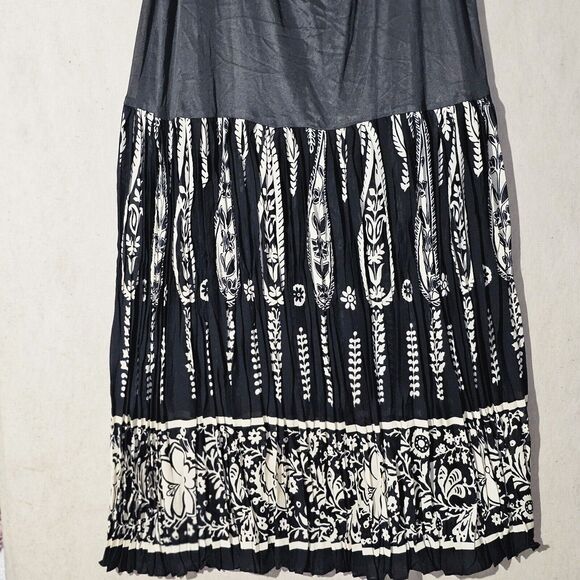 Positive Attitude Southwestern Mesh Maxi Dress Plus Size 18W Stretchy See Though - Picture 3 of 10